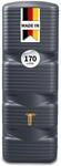 4rain Quadro Regentonne Wandtank 170 Liter Graphite Grey - Schmale L&ouml;sung f&uuml;r