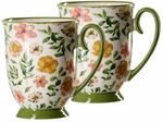 Ritzenhoff & Breker Kaffeebecher-Set MALO 2-teilig, 320 ml, Porzellan-Henkelbecher