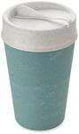 Koziol ISO TO GO Double-Walled Mug with Lid 400 ml, TO GO Mug, Bamboo Not...