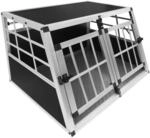 Auto Hundetransportbox kleine Doppelbox Hundebox Transportbox Gitterbox...