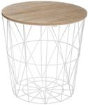 Atmosphera - Couchtisch Kumi wei&szlig; D 40 cm - Wei&szlig;