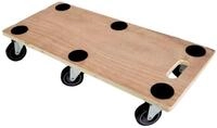 PROREGAL Profi Transportroller Hercules 30x68 cm Schwerlast bis 300 kg mit 6