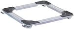 WAGNER Transportroller Transporthilfe I Industriestahl 46-66 x 5 cm, Tragkraft 220 kg