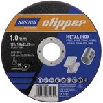 Norton Clipper Trennscheibe f&uuml;r Stahl/INOX 125x1,0x22,23 mm 100 St&uuml;ck im Eimer