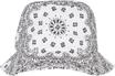 Flexfit Bandana Print Bucket Hat, White, one Size