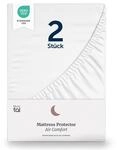 Blumtal&reg; Matratzenschoner 120x200 cm im 2er Set - Matratzenschutz wasserdicht -