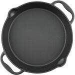 BBQ-Toro Gusseisen Grillpfanne &Oslash; 20 cm | Gusspfanne mit zwei Griffe und zwei