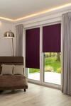 K-Home Thermorollo Verdunklungsrollo ohne Bohren Brombeer B35 x H150 cm