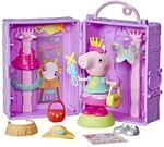 Peppa Pig Peppas Anziehspa&szlig;-Kleiderschrank Spielset, Figur, 14 Mode-Accessoires und