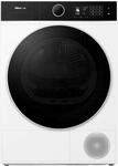 Hisense DH5I104BWAB W&auml;schetrockner, W&auml;rmepumpe, Kapazit&auml;t 10 kg, Klasse A,
