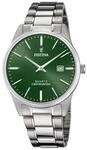 Festina Herren Uhr Analog aus Edelstahl 316L Silber - Quarzwerk - Kalender -
