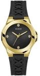 GUESS Analoge Quarzuhr f&uuml;r Damen mit Edelstahlarmband GW0599L2, goldfarben,...