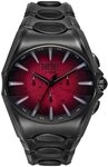 Diesel D-Curve Watch for Men, Quartz Chronograph Movement with Stainless Steel,