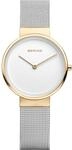 BERING Damen Uhr Quarz Movement - Classic Collection mit Edelstahl und Saphirglas