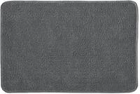 Kleine Wolke Badteppich Ricco mit 60 x 90 cm in Schiefer aus 100% Polyester