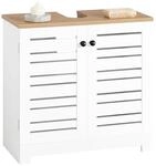 SoBuy Waschbeckenunterschrank 60 cm breit Badezimmer Unterschrank mit