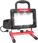 HYCHIKA LED Baustrahler 100W, LED Strahler 12000 LM 6500K, 2 Modes Adjustable