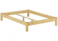 Erst-Holz&reg;Bettgestell Kiefer Natur Doppelbett 140x200 Futon Massivholzbett ohne