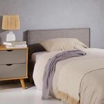 IDIMEX Kopfteil Anisa gepolstert 90cm grau &ndash; Elegantes Bettkopfteil in