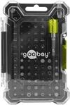 goobay 72-tlg. Bithalter-Set mit Quick-Release/Magnetische Bits aus