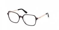 Guess Mujer Gu50320 Marcos para gafas recetadas, 001 Shiny Black, 55/17/140