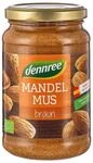 dennree, Bio Mandelmus braun, Nussaufstrich aus Mandel, 1x 0,35kg