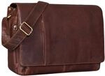 STILORD Vintage Umh&auml;ngetasche Leder gro&szlig; f&uuml;r Herren Damen 15.6 Zoll Laptoptasche