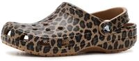 Crocs Unisex Kids Classic Clog, Sepia Leopard, 4 UK Child