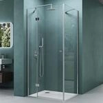Mai & Mai Duschkabine 70x120 6mm Sicherheitsglas mit Easy-Clean durch