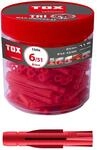 TOX Allzweckd&uuml;bel Tri 6 x 51 mm in Runddose, D&uuml;bel f&uuml;r Fast alle Baustoffe,...