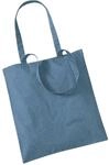 Westford Mill - Baumwoll-Tragetasche mit langen Henkeln / Airforce Blue, One