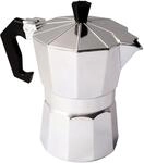 Casativo Klassischer Espressokocher aus Aluminium, 150 ml f&uuml;r 3 Tassen -