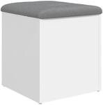 vidaXL Aufbewahrungsbank Wei&szlig; 42 x 42 x 45 cm Holzwerkstoff