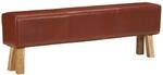 vidaXL Massivholz Bank Garderobenbank Turnbock-Design Sitzbank Sitzhocker...