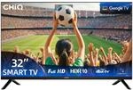CHIQ 32 Zoll (81 cm) Google TV, Full HD, HDR10, Smart TV mit WLAN, Triple Tuner