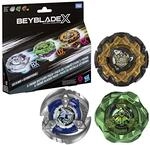 Hasbro Beyblade X X-Treme Battlers-Pack, enth&auml;lt 3 Takara Tomy Beyblade X Battling