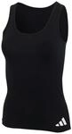 adidas Damen Sport Active Essentials Cotton 3 Stripes Unterhemd, 000 Black, XS