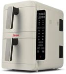 Girmi FG41 Hei&szlig;luftfritteuse "Ecofrit Dual", 2400 W, Beh&auml;lter und Tabletts,