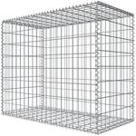 Niederberg Metall Gabione 80x100x50 cm - Maschenweite 5x10 cm - L&auml;rmschutz