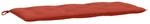 vidaXL Gartenbank-Auflage Melange Rot 120x50x7 cm Stoff