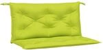 vidaXL Gartenbank Auflagen 2 STK., Gartenbank Auflage mit Hohlfasern,...