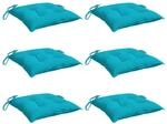 vidaXL Stuhlkissen 6 TLG., Kissen f&uuml;r Gartenm&ouml;bel Hocker Sofa,...