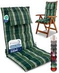 Beautissu Premium Hochlehner Auflage Kopfpolster 120x50cm Sun-HL &ndash; 8cm Dick...