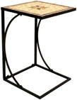 Spetebo Metall Beistelltisch mit Mosaik Platte - Deko Garten Tisch Balkon...