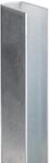 Alberts 611743 Pfostenverst&auml;rkung Arnold f&uuml;r Zaunpfosten, silberfarbig