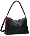 Desigual Schultertasche Umh&auml;ngetasche All Mickey Leiria Shoulder Bag Black schwarz
