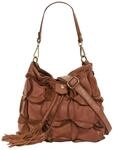 Samantha Look Handtasche Echt Leder Damen 021325 Made in Italy, Vintage