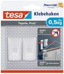 tesa Klebehaken Tapeten & Putz - selbstklebender Haken - ideal zur Befestigung...