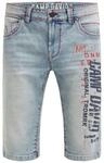 Camp David Herren Skater Jeans RO:BI Slim Fit Grey Blue Print, 32