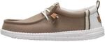 HEYDUDE Herren Schuhe Slip Ons Wally Craft Linen, Farbe:Braun, Schuhgr&ouml;&szlig;e:EUR...